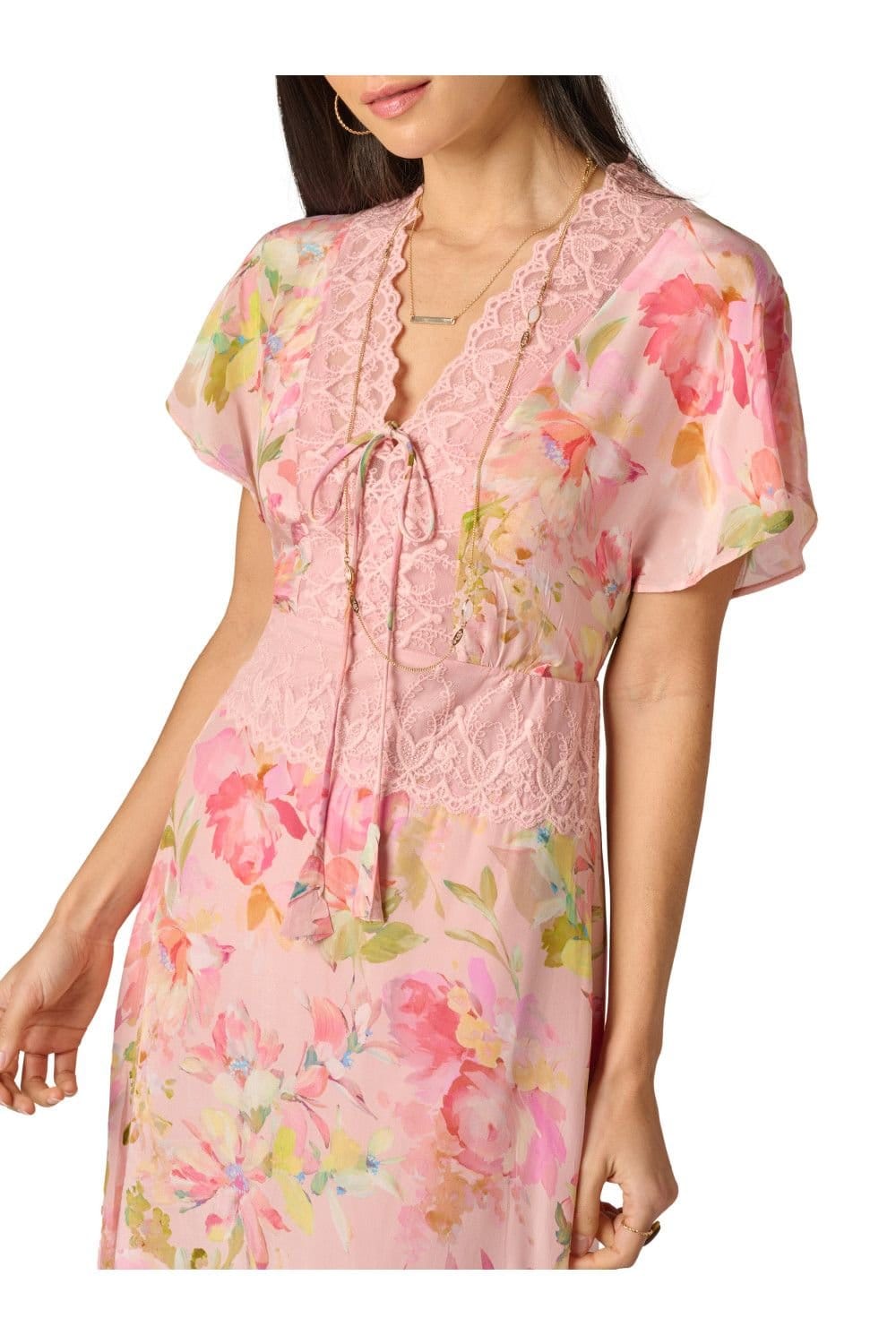 Adrianna by Adrianna Papell Adrianna by Adrianna Papell Women's Printed Satin Dress - 4