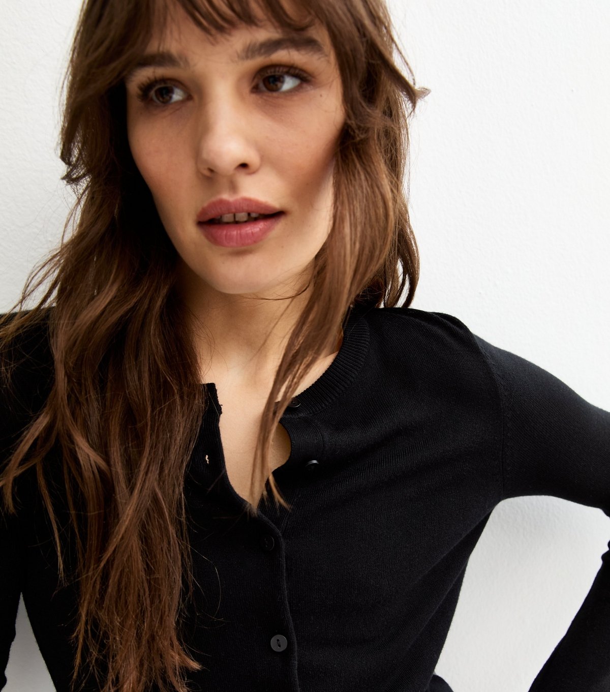 New Look Women's Tall Black Lightweight Crew Neck Cardigan New Look - 2