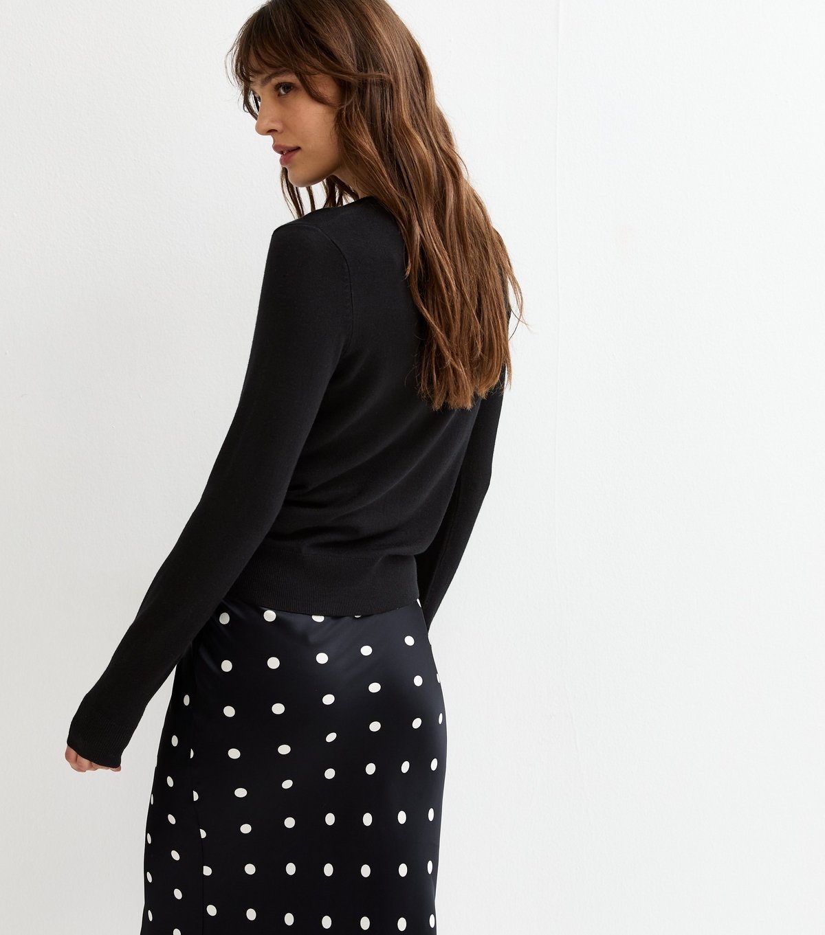 New Look Women's Tall Black Lightweight Crew Neck Cardigan New Look - 4