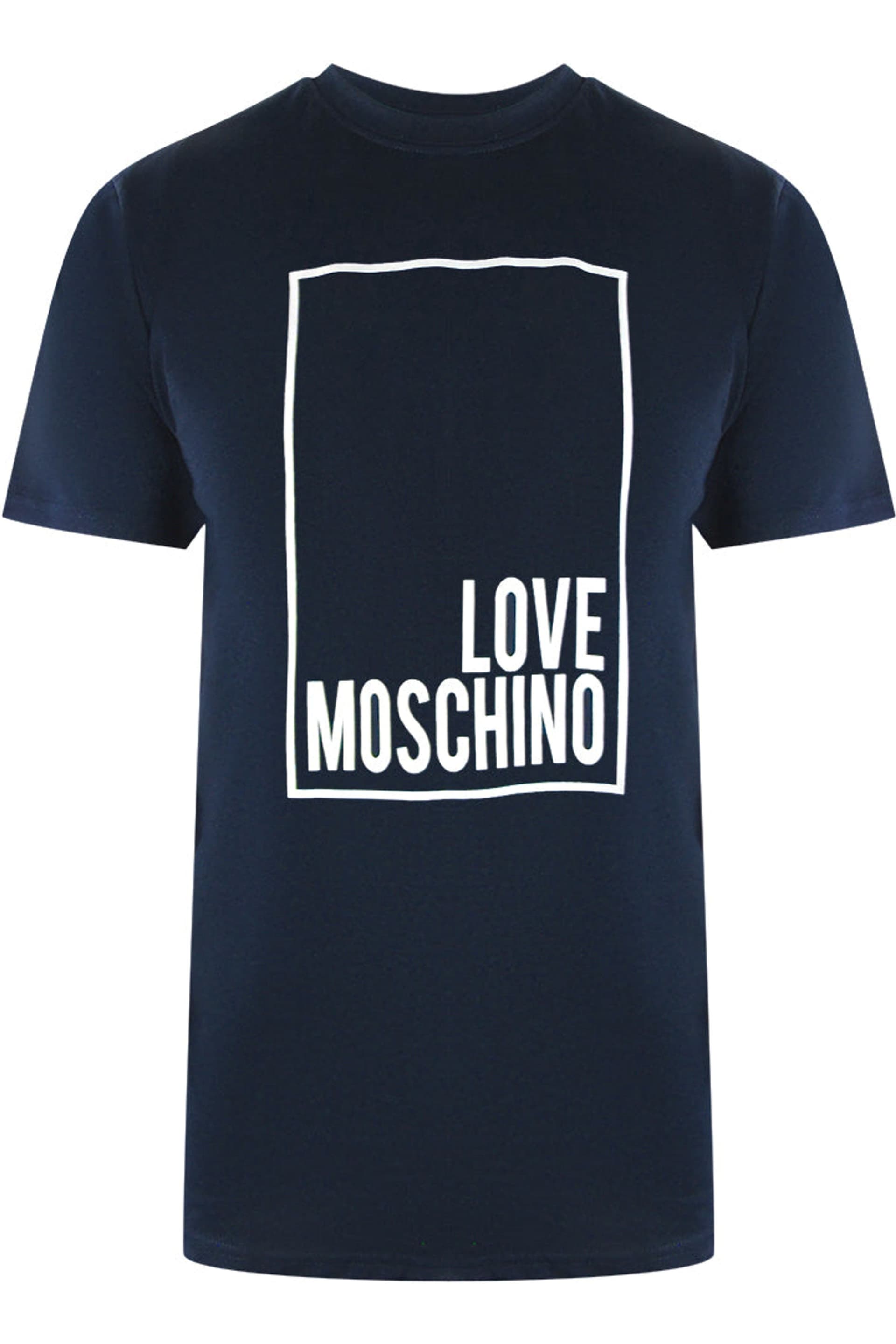 Love Moschino Love Moschino Men's Short Sleeve T-shirt in Navy