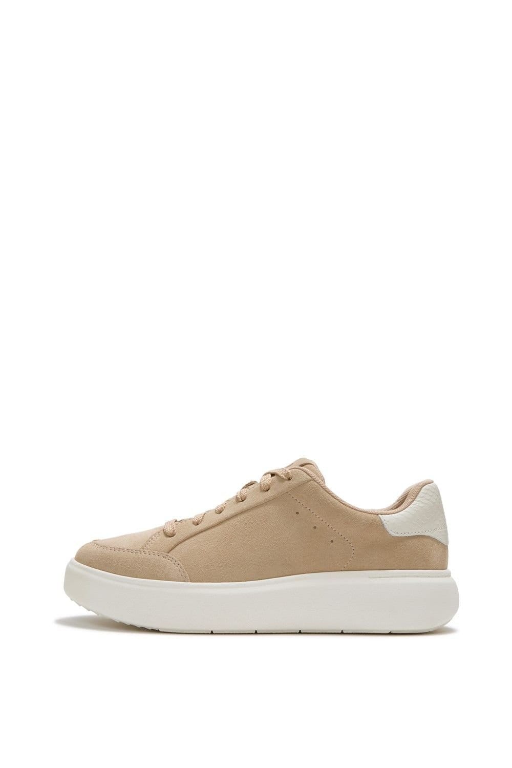 FitFlop FitFlop Women's RTG Lace Up Sneaker in Light Tan - 4