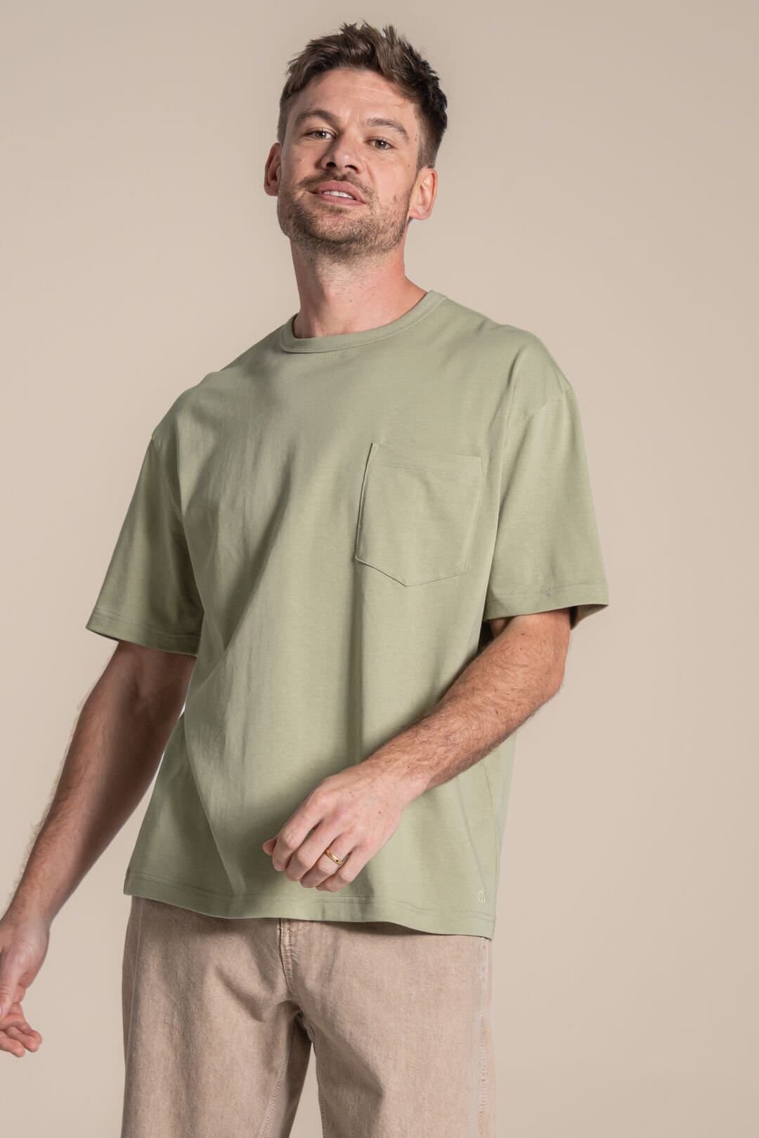 Craghoppers Craghoppers Men's Elements T-shirt in Pale Green