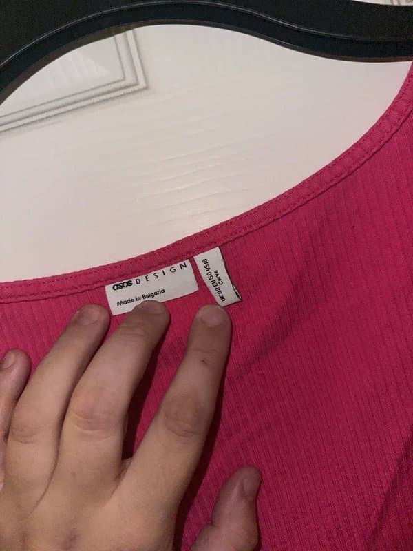 ASOS ASOS pink corset top