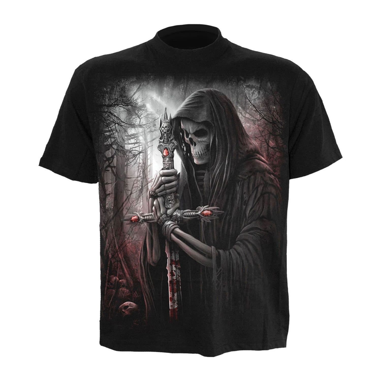Spiral Direct Spiral Direct Men's Soul Searcher Back Print T-Shirt in Black