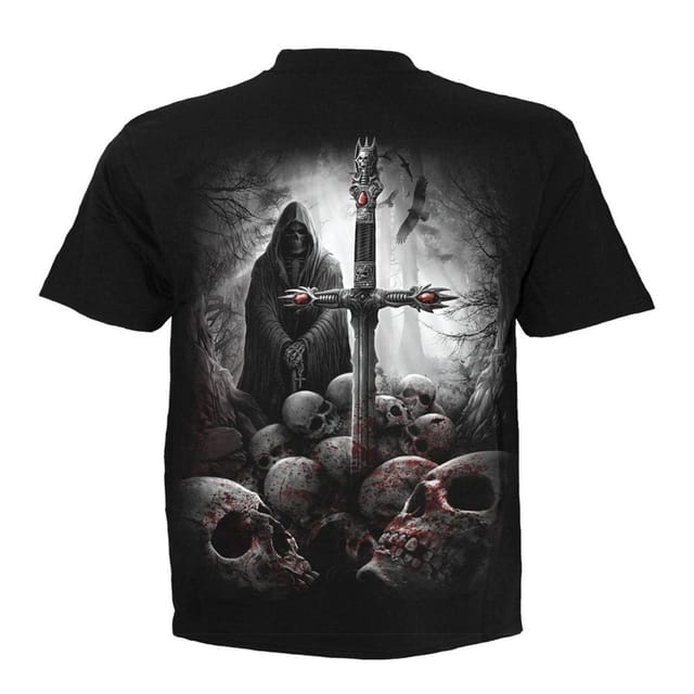 Spiral Direct Spiral Direct Men's Soul Searcher Back Print T-Shirt in Black - 2