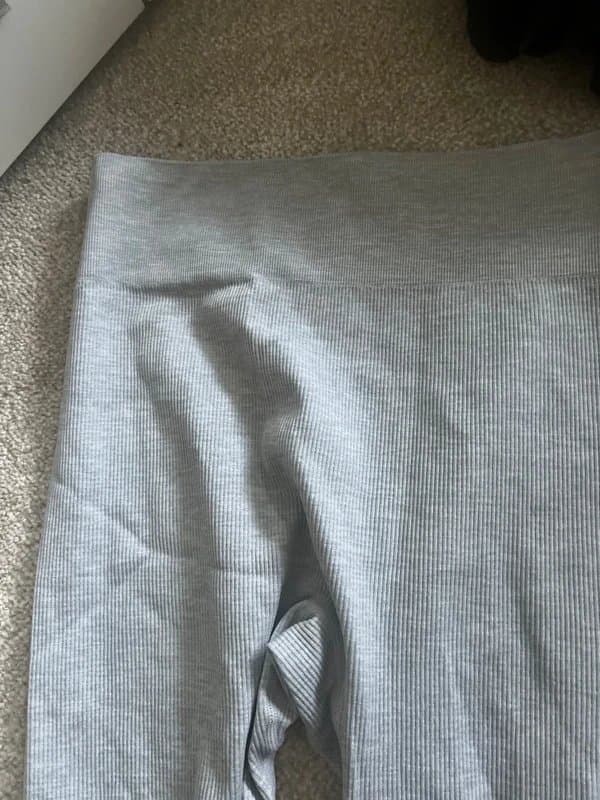 New Look Grey ribbed newlook leggings