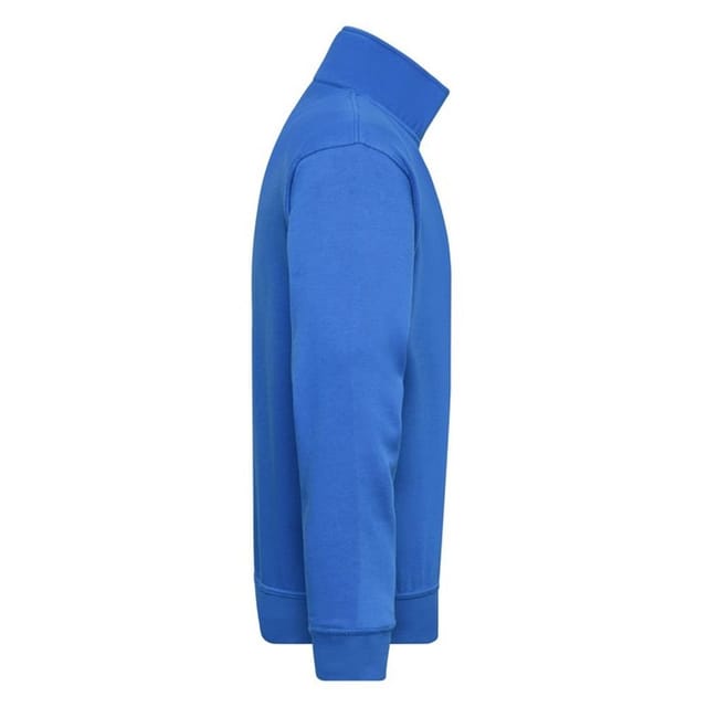 James and Nicholson James and Nicholson Men's Workwear Quarter Zip Sweatshirt in Blue - 3