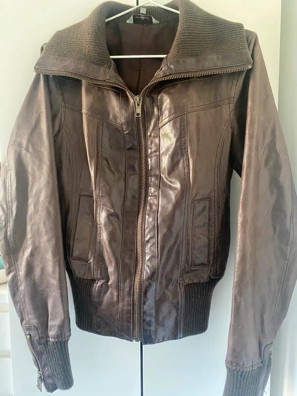 New Look New look vintage leather jacket