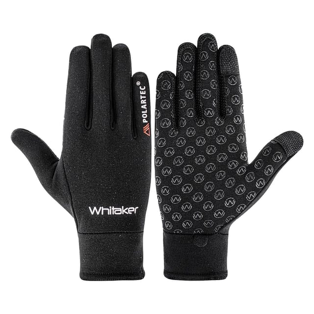 Whitaker Whitaker Men's Wingate Fleece Winter Gloves in Black - 3