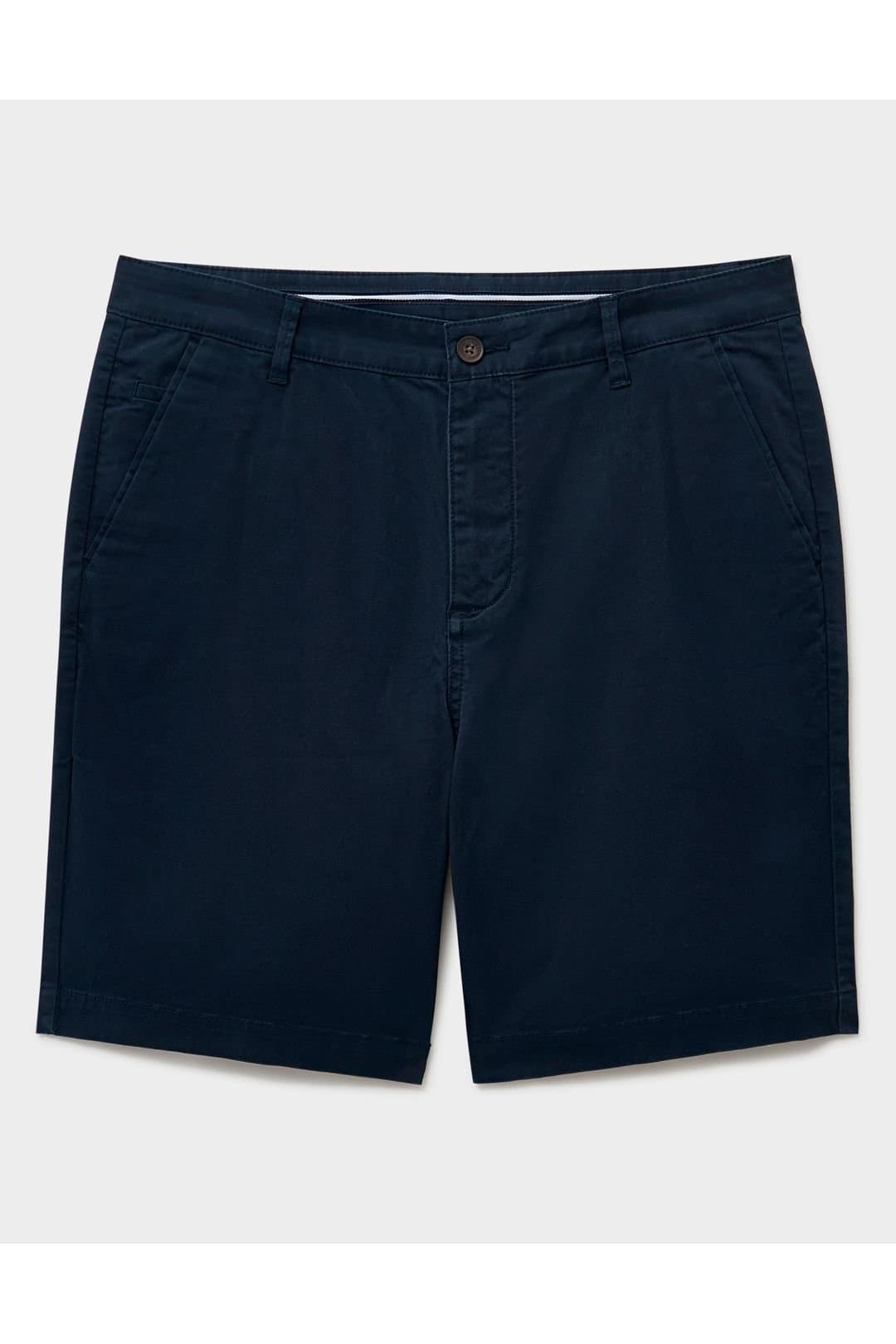 Crew Clothing Crew Clothing Men's Bermuda Chino Stretch Shorts Navy