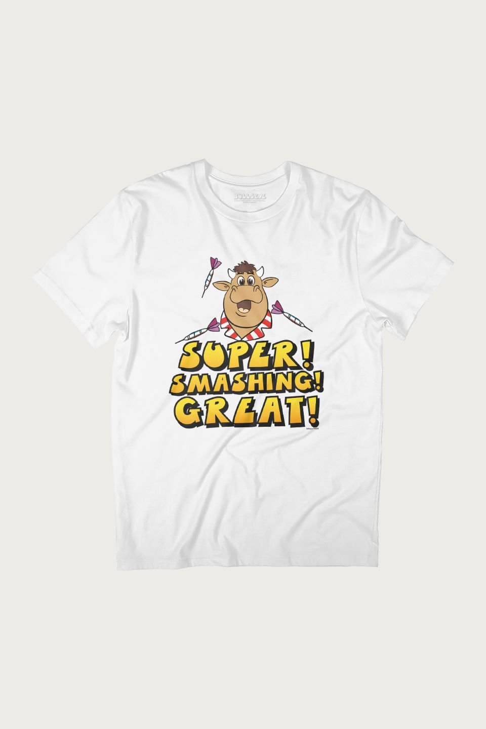 Bullseye Bullseye Men's Super Smashing Great T-Shirt in White - 2