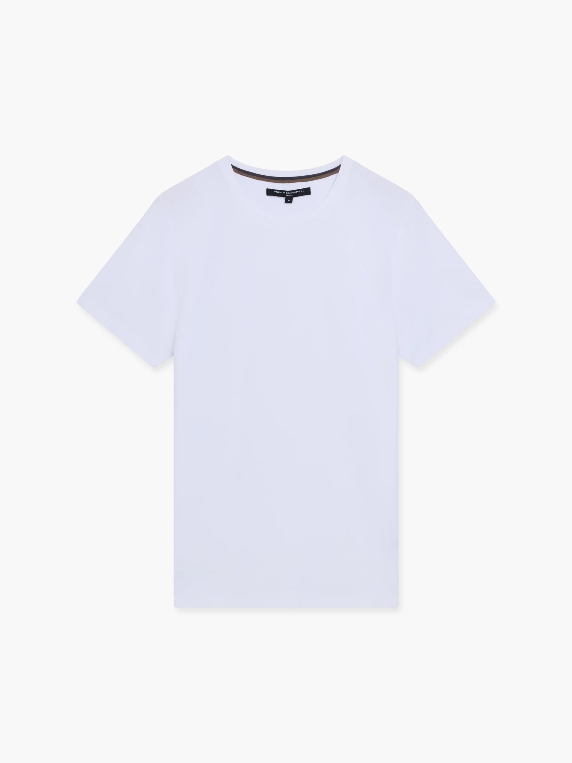French Connection French Connection White Textured T-Shirt