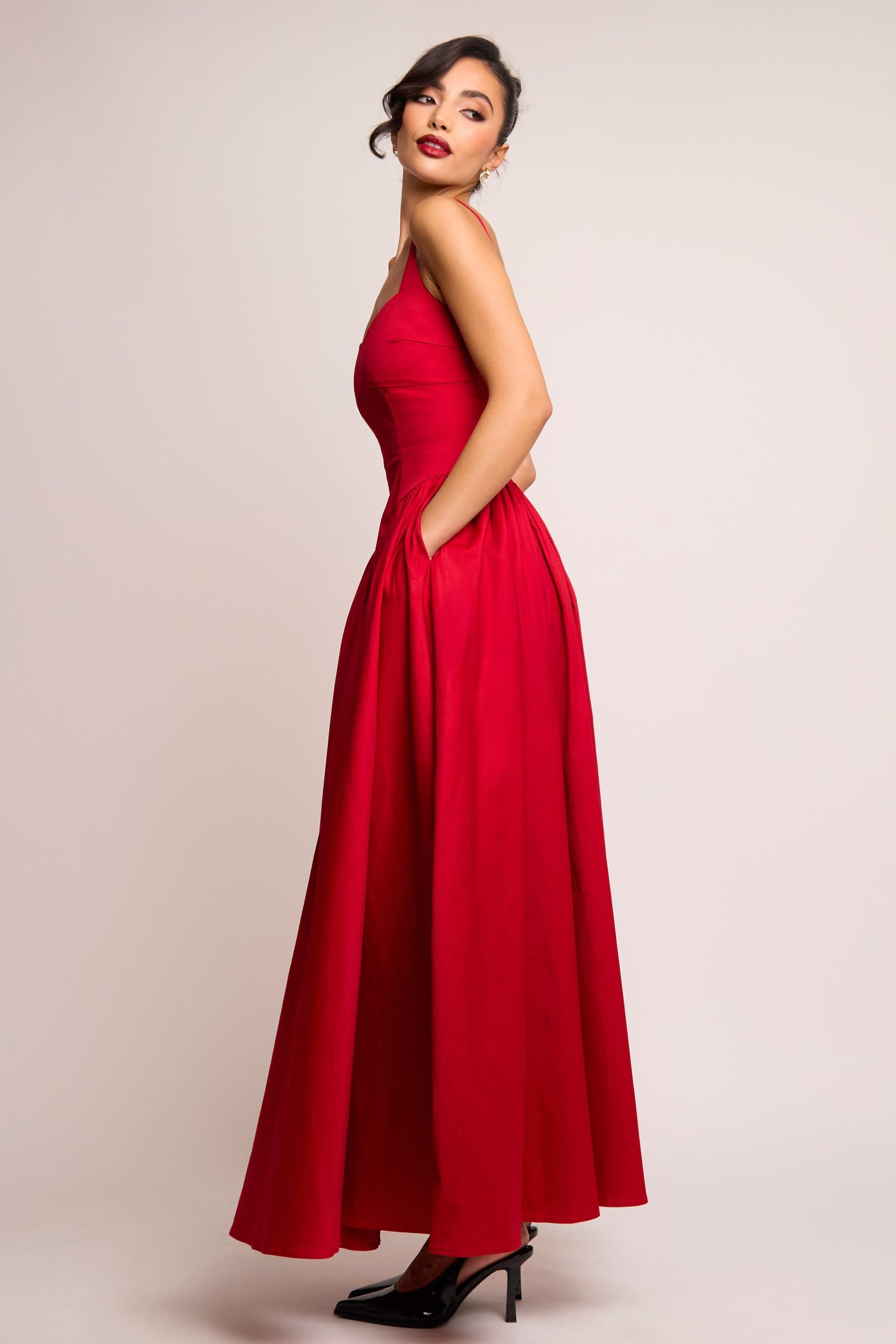 Jaded Rose Jaded Rose Women's Cerra Red Sweetheart Gown Maxi Dress - 4