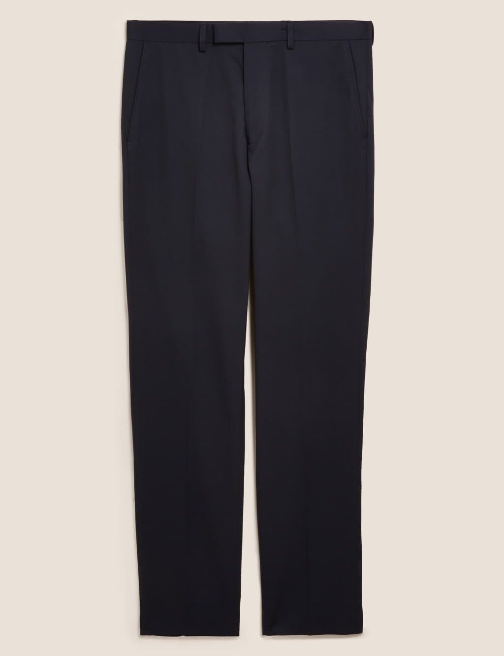 Marks & Spencer M&S Slim Fit Suit Trousers Navy
