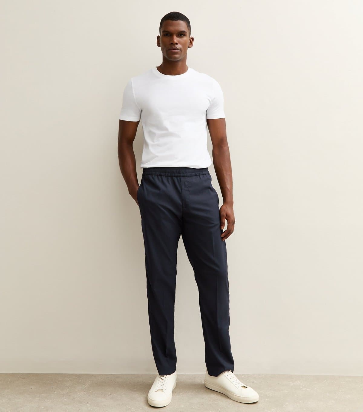 jack & jones Jack & Jones Navy Slim Fit Jogger Trousers