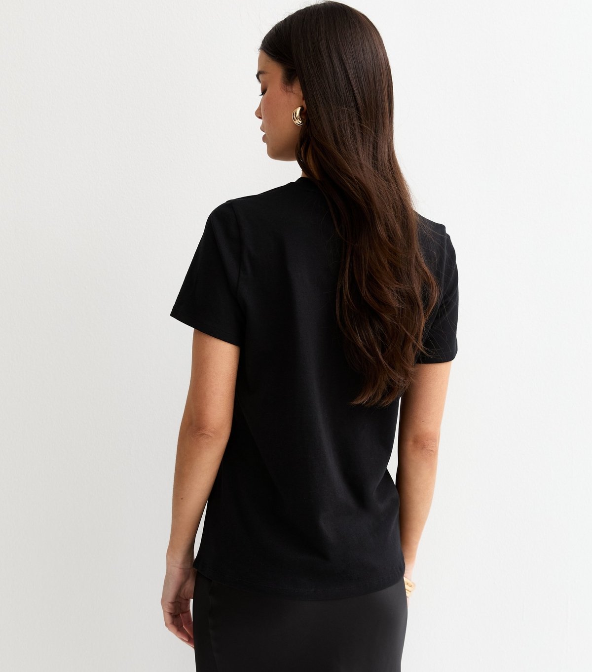 New Look Women's Black Cotton Wildflower Print T-Shirt New Look - 4