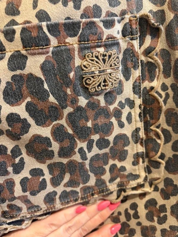 Never Fully Dressed Never Fully Dressed Leopard Print Jeans size 14