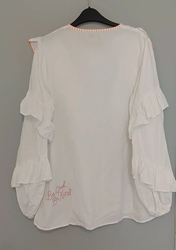 Never Fully Dressed Never Fully Dressed Austin Stunning Embroidered Shirt RRP £89  - size 12
