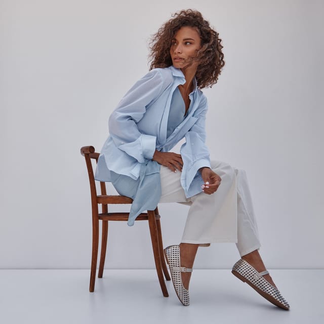 Vionic Vionic Women's Alameda Woven Mary Jane in Gold - 2