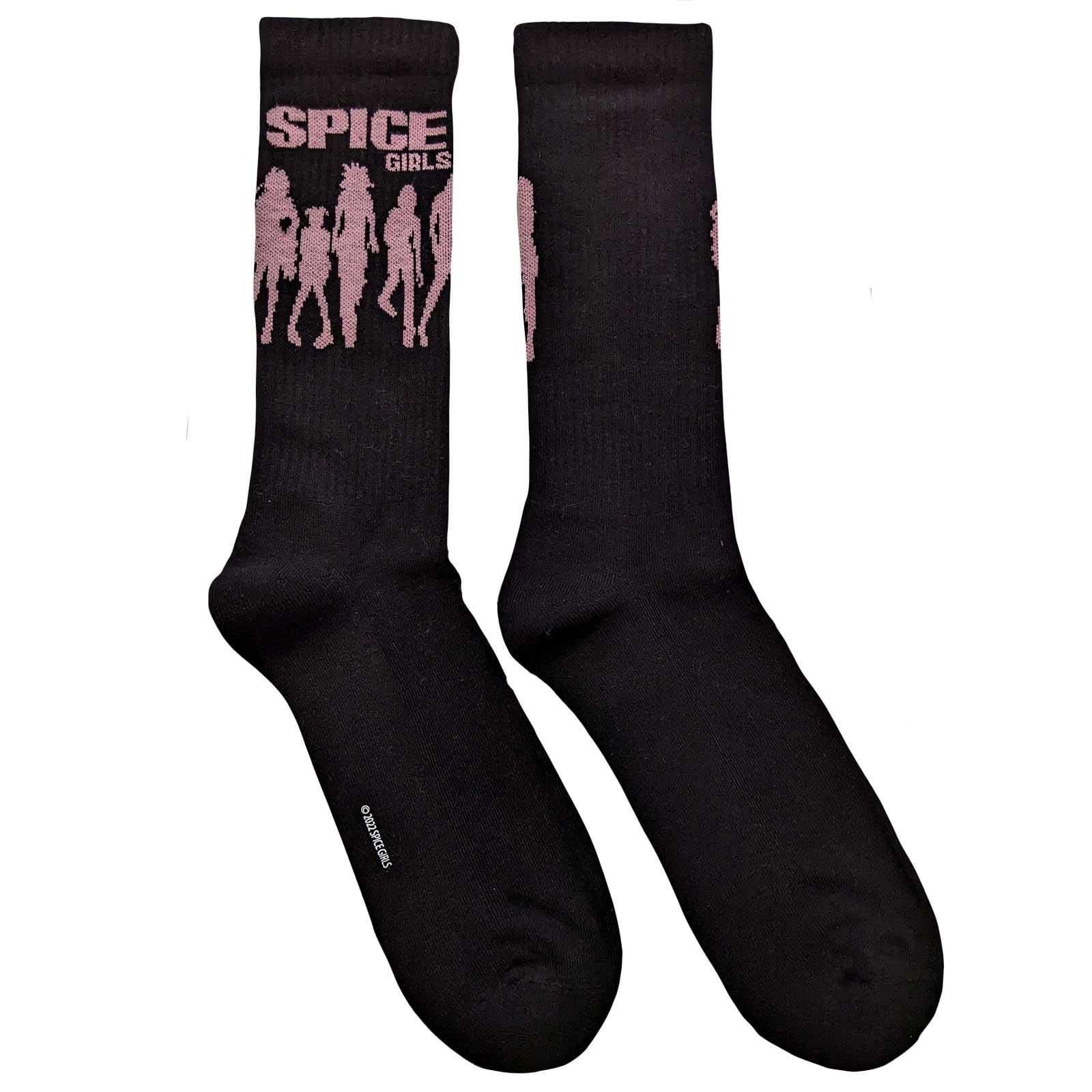 Spice Girls Spice Girls Men's Silhouette Socks in Black