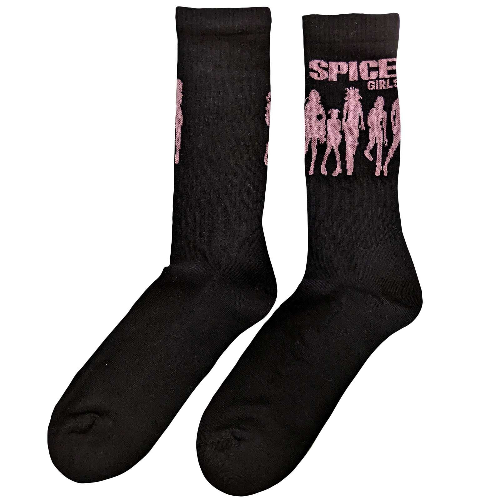 Spice Girls Spice Girls Men's Silhouette Socks in Black - 2