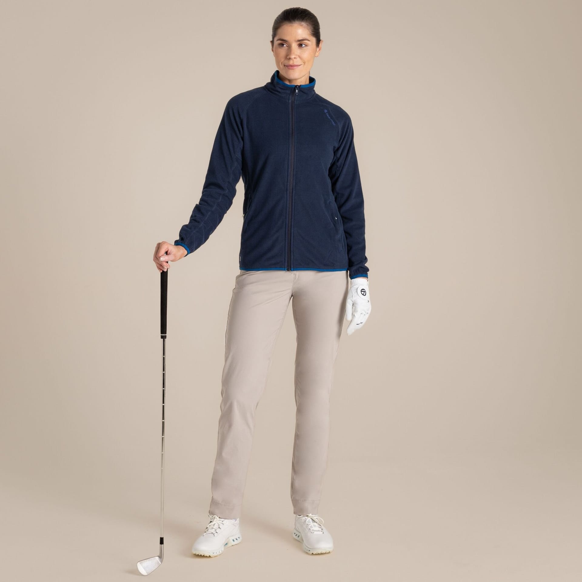 Craghoppers Craghoppers Women's NosiLife Belfairs Full-Zip Insect-Repellent Fleece Jacket in Navy - 4