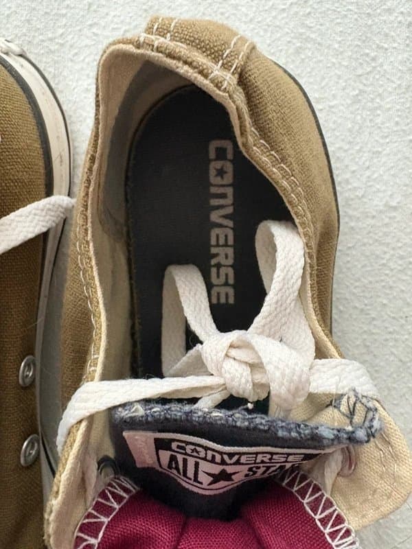 Converse Olive multi tongue Converse