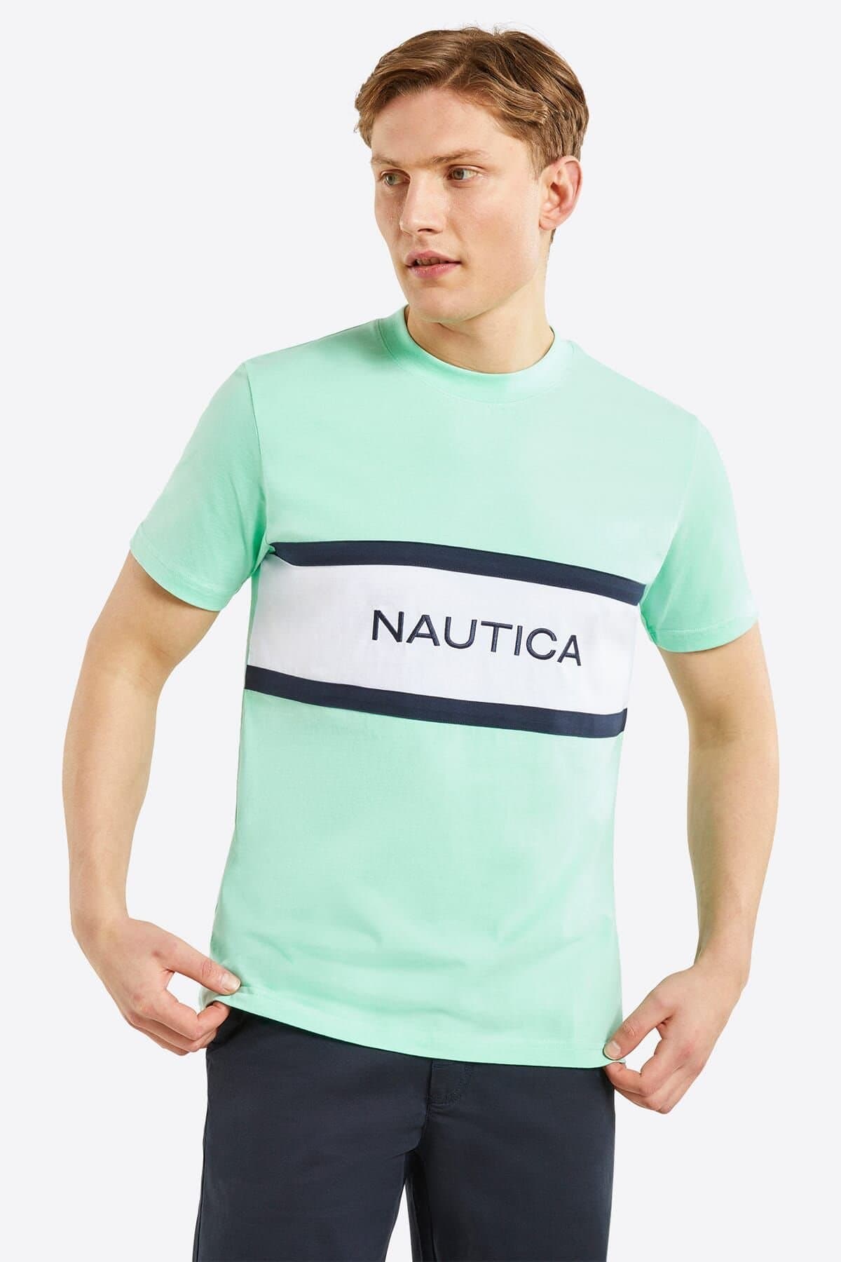Nautica Nautica Men's 'Henfield' T-Shirt in Mint