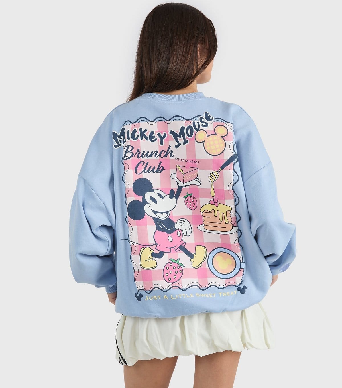 Skinnydip Blue Mickey Mouse Brunch Club Sweatshirt