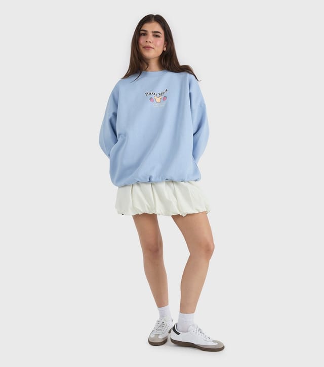 Skinnydip Women's Blue Mickey Mouse Brunch Club Sweatshirt Skinnydip New Look - 2