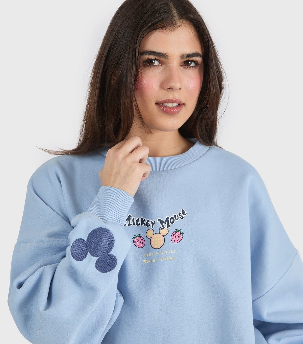 Skinnydip Women's Blue Mickey Mouse Brunch Club Sweatshirt Skinnydip New Look - 4