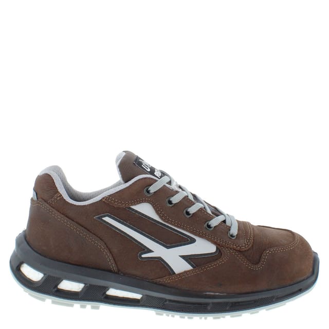 U-Power U-Power Men's Tiki ESD S3S Lace-Up Nubuck Safety Trainers in Brown - 2