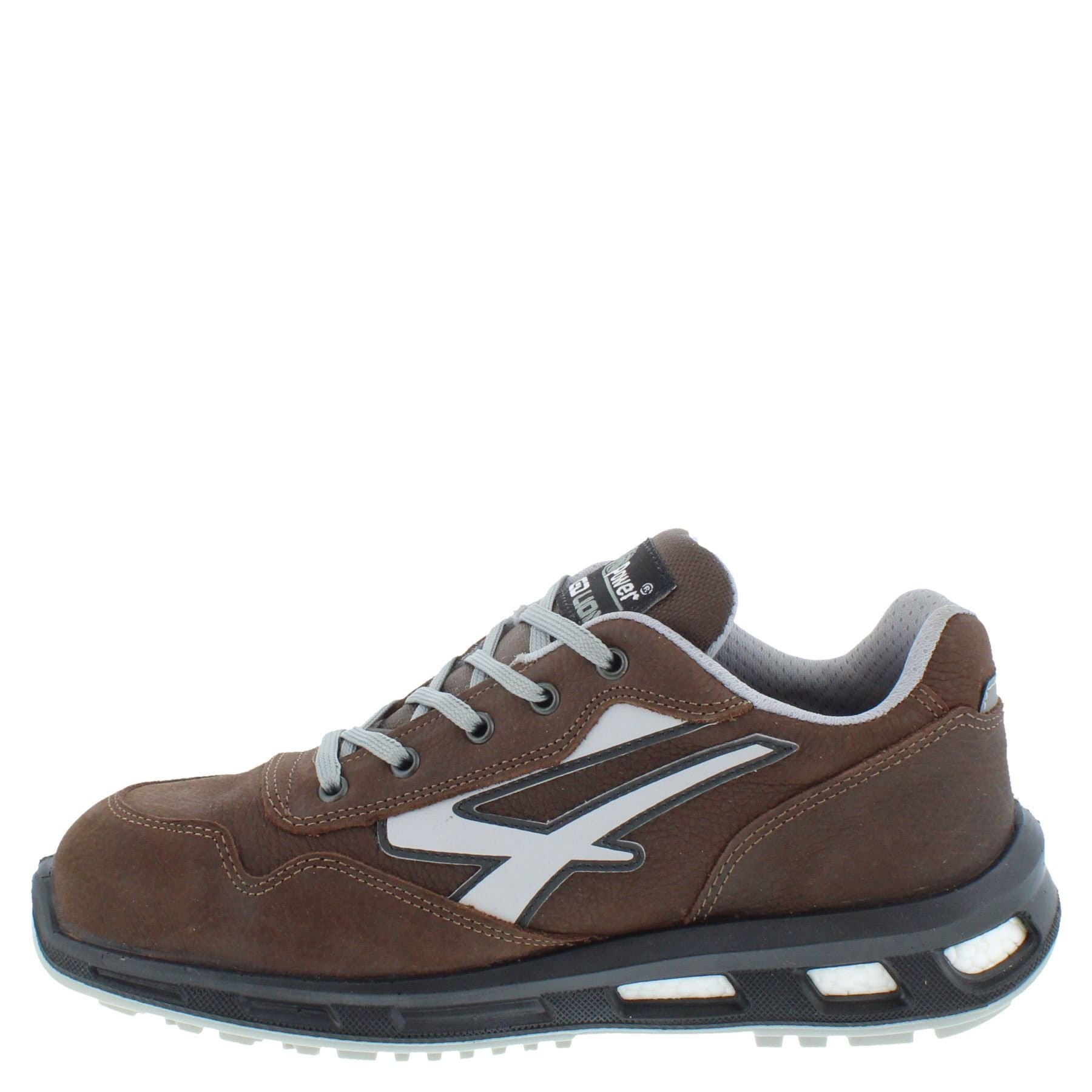 U-Power U-Power Men's Tiki ESD S3S Lace-Up Nubuck Safety Trainers in Brown - 4