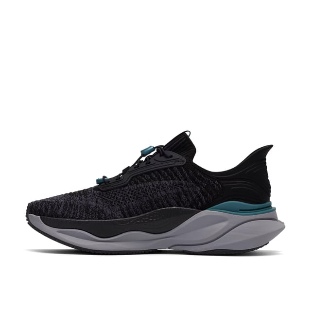 Clarks Clarks Men's Pace Rise Black Combination Trainers, Lace Up, Walking - 2