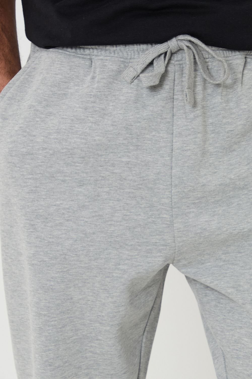 Threadbare Threadbare Men's Tapered Joggers in Light Grey - 4