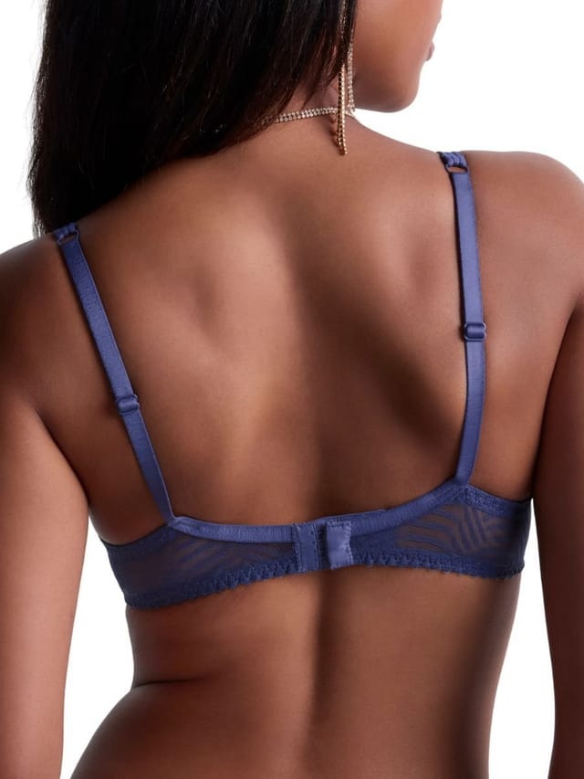 Aubade Aubade Women's Vibes High Apex Full Cup Bra in Blue - 2