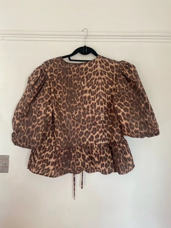 ASOS ASOS leopard puff sleeve top - 1