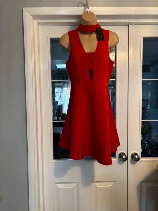 New Look Brand new new look red halter neck evening dress