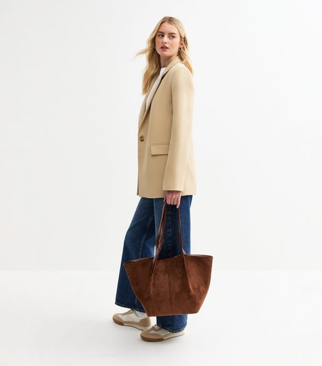 New Look Women's Tall Camel Single Breasted Blazer New Look - 3