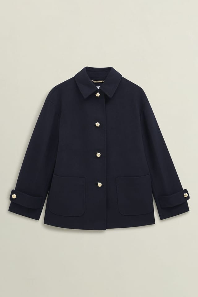 Hobbs London Hobbs London Women's Erin Coat in Dark Navy - 2