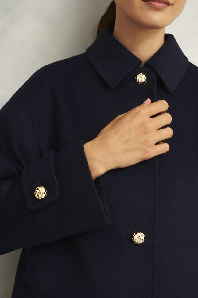 Hobbs London Hobbs London Women's Erin Coat in Dark Navy - 3