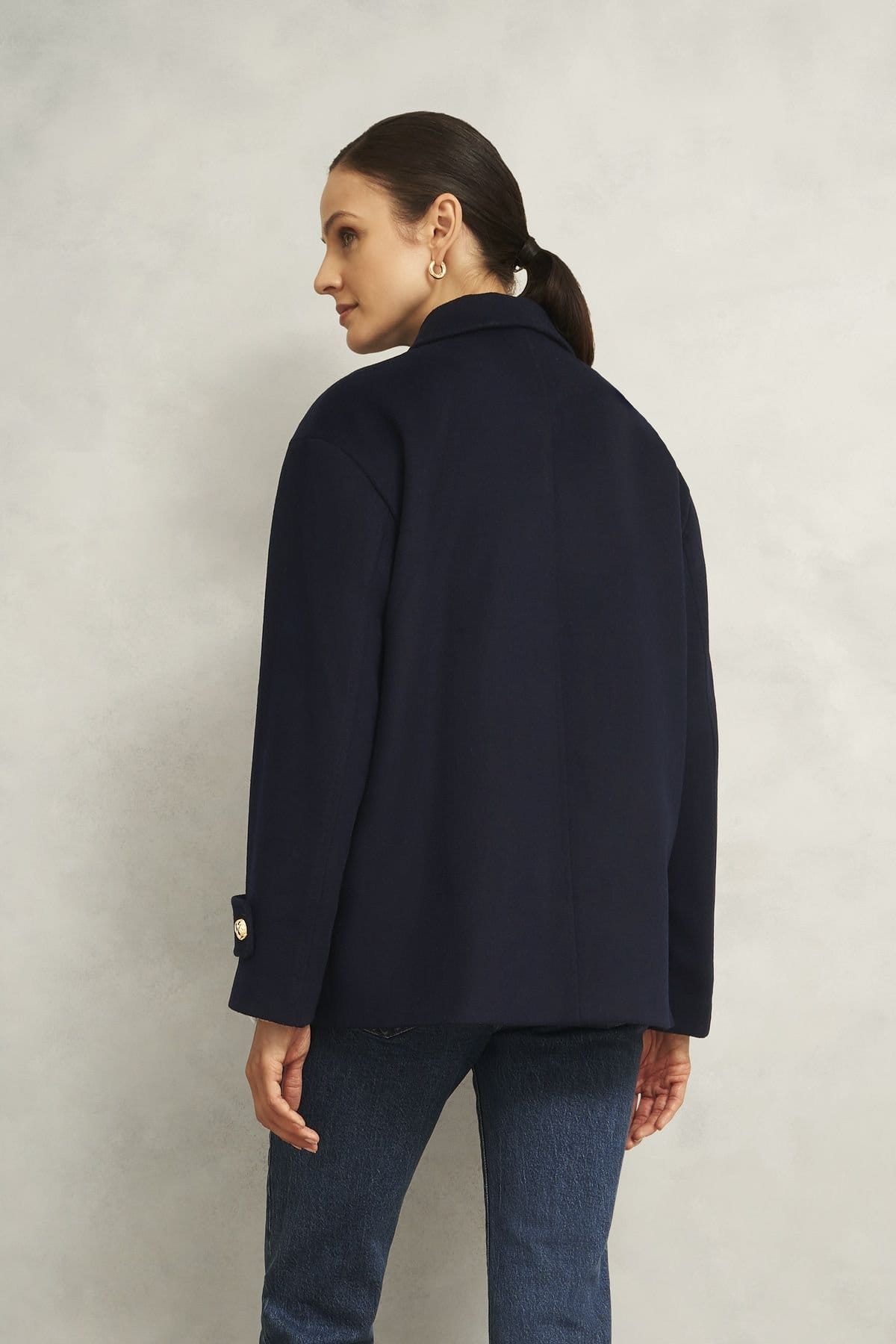 Hobbs London Hobbs London Women's Erin Coat in Dark Navy - 4