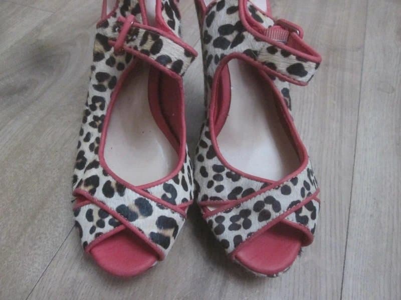 Next Next size 4 high heel platform leopard print Shoes Great condition