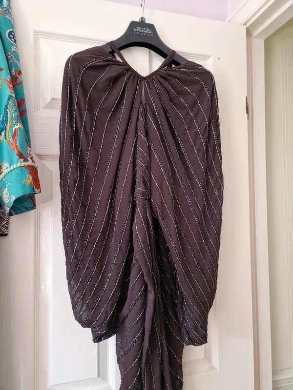 ASOS Brown Sequinned ASOS Dress