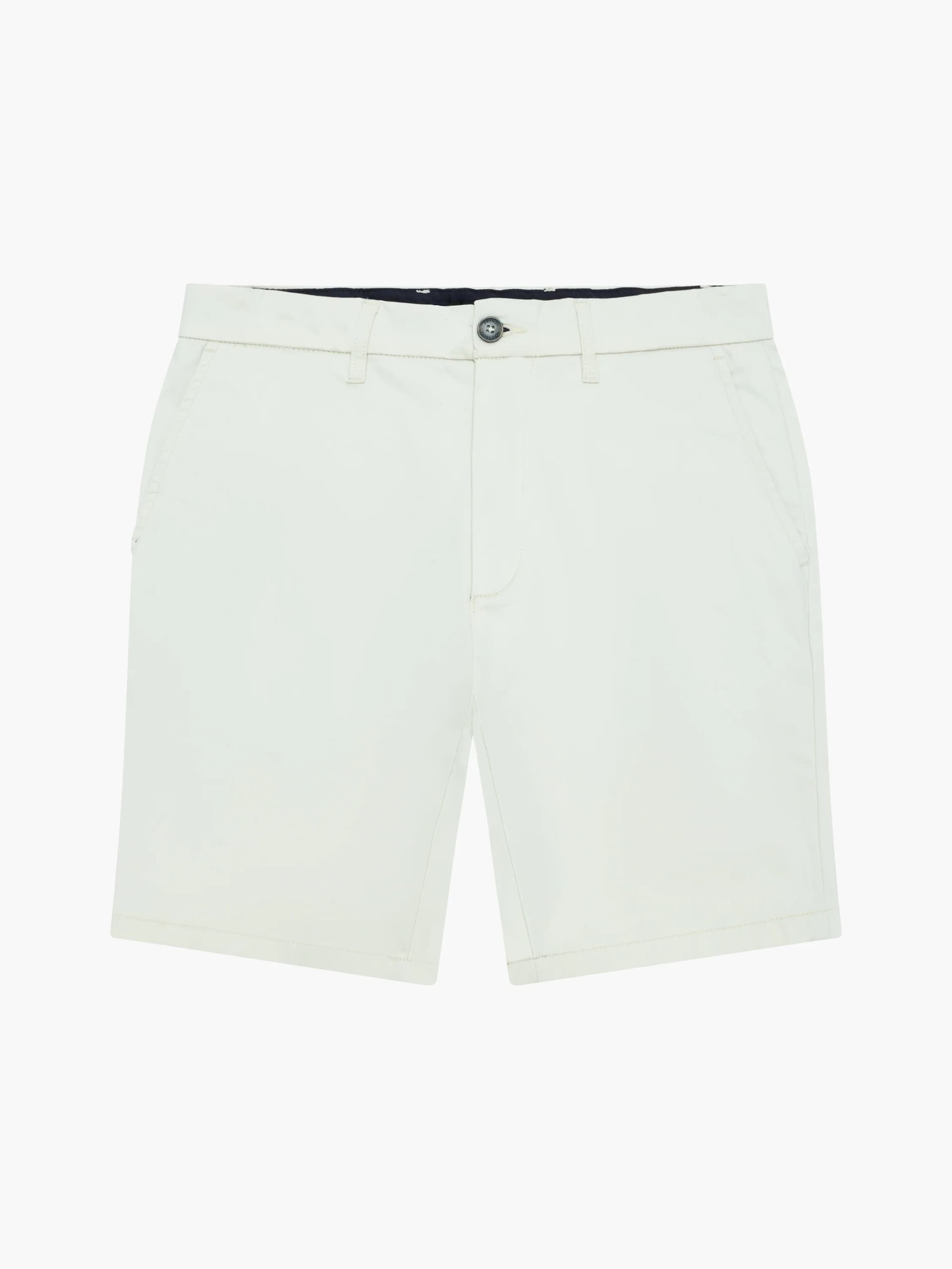 French Connection Cotton Stretch Chino Shorts Stone