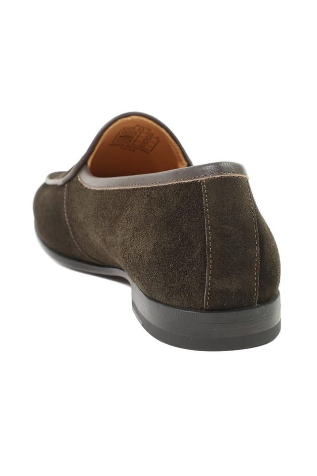 Jones Bootmaker Jones Bootmaker Men's Royce Leather Loafers in Dark Brown - 3