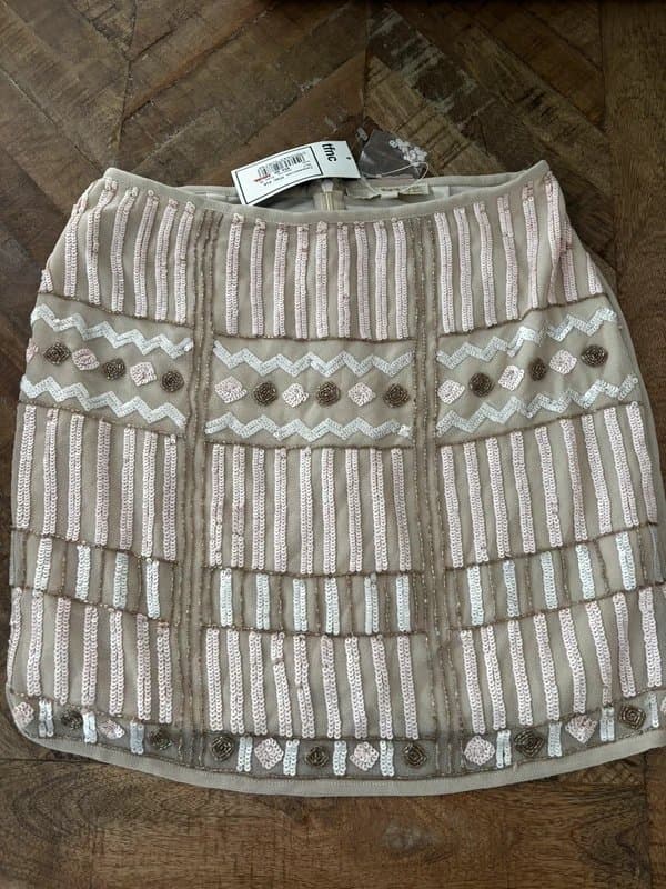 Topshop TFNC embellished mini skirt – size M/L – new with tags