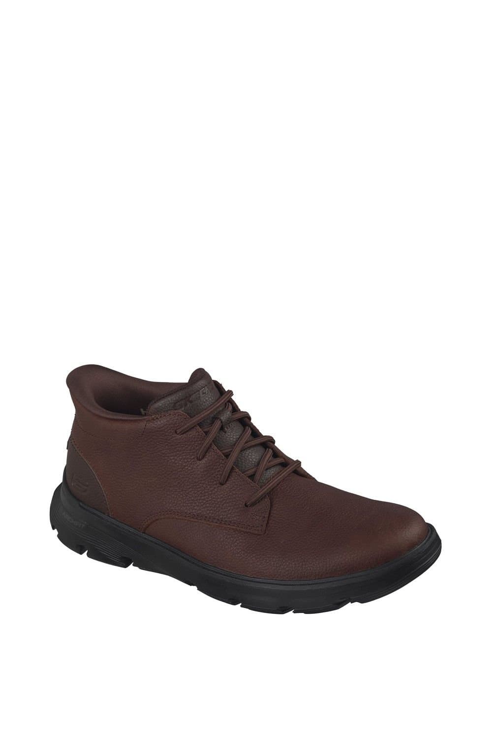 Skechers Skechers Men's Arch Fit Garza Ridley Chukka Boot in Dark Brown
