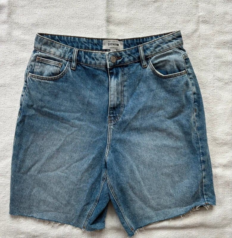 New Look New Look size 14 denim classic blue shorts Bermuda shorts cutoffs spring summer shorts