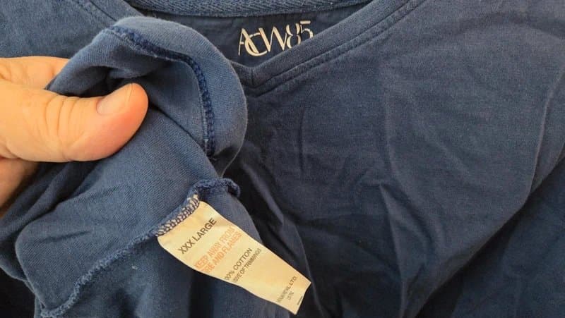 Matalan Plain blue men's tshirt size 3xl
